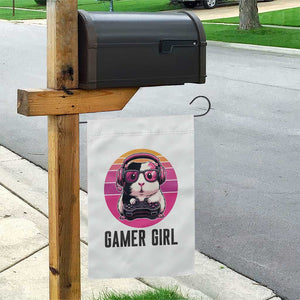 Funny Guinea Pig Video Game Rodent Lover Garden Flag Gamers Girl Sunset Retro Gift TS12 Print Your Wear