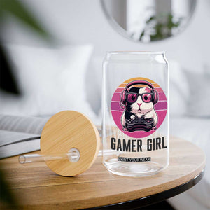 Funny Guinea Pig Video Game Rodent Lover Glass Can Gamers Girl Sunset Retro Gift TS12 Print Your Wear