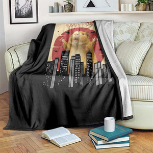 Guineapigzilla Giant Throw Blanket Funny Guinea Pig Monster Tokyo Japan Gift TS12 Print Your Wear