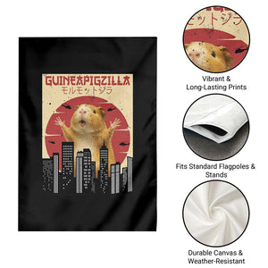 Guineapigzilla Giant Garden Flag Funny Guinea Pig Monster Tokyo Japan Gift TS12 Print Your Wear