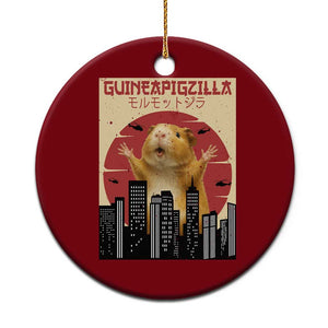 Guineapigzilla Giant Ceramic Ornament Funny Guinea Pig Monster Tokyo Japan Gift TS12 1pc Red Print Your Wear