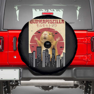 Guineapigzilla Giant Spare Tire Cover Funny Guinea Pig Monster Tokyo Japan Gift TS12 Black Print Your Wear
