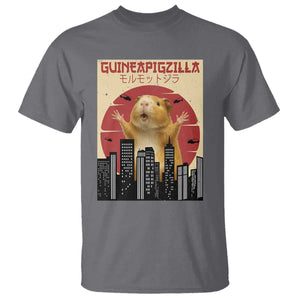 Guineapigzilla Giant T Shirt Funny Guinea Pig Monster Tokyo Japan Gift TS12 Charcoal Print Your Wear