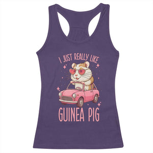 I Just Really Like Guinea Pigs Racerback Tank Top Pet Lover Gift For Girl TS12 Purple Print Your Wear