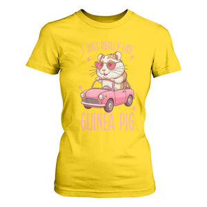 I Just Really Like Guinea Pigs T Shirt For Women Pet Lover Gift For Girl TS12 Daisy Print Your Wear