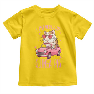 I Just Really Like Guinea Pigs Toddler T Shirt Pet Lover Gift For Girl TS12 Daisy Print Your Wear
