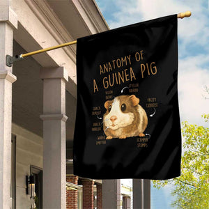 Anatomy Of A Guinea Pig Garden Flag Funny Cavy Lover Animal Anatomy Gift TS12 Print Your Wear