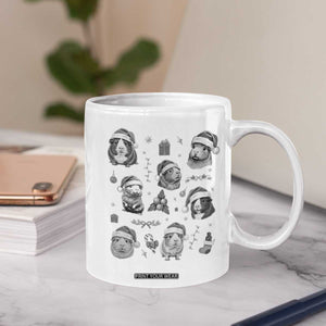 Christmas Guinea Pigs Coffee Mug Funny Cavy Lover Holiday Gift TS12 Print Your Wear
