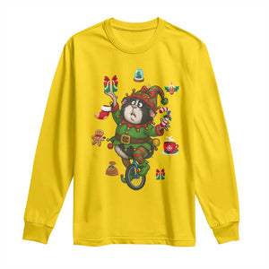 Guinea Pig Master Juggler Long Sleeve Shirt Funny Christmas Cavy Lover Gift - Print Your Wear