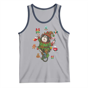Guinea Pig Master Juggler Tank Top Funny Christmas Cavy Lover Gift TS12 Athletic Heather Navy Print Your Wear