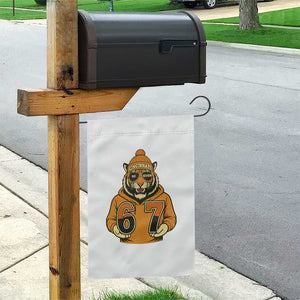 Six Seven Meme Tiger Football Fan Garden Flag Gen Alpha Slang Gift TS12 Print Your Wear