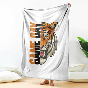 Tiger Football Lover Throw Blanket Game Day Fan Lifestyle TS12 Print Your Wear