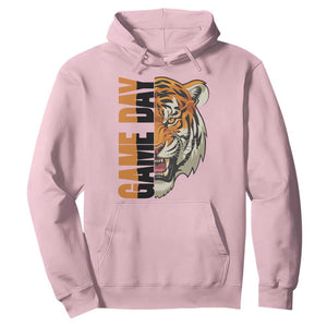 Tiger Football Lover Hoodie Game Day Fan Lifestyle TS12 Light Pink Print Your Wear