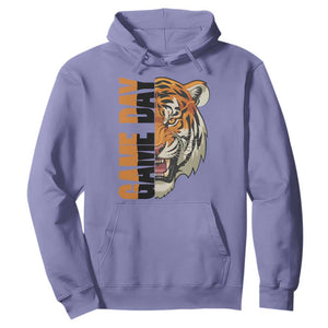 Tiger Football Lover Hoodie Game Day Fan Lifestyle TS12 Violet Print Your Wear
