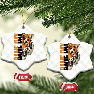 Tiger Football Lover Ceramic Ornament Game Day Fan Lifestyle TS12 Print Your Wear