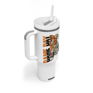 Tiger Football Lover Tumbler With Handle Game Day Fan Lifestyle TS12 Print Your Wear
