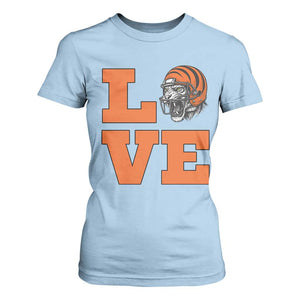 Midwest Football Pride T Shirt For Women Game Day Gift TS12 Light Blue Print Your Wear