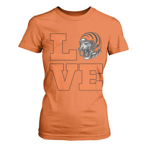 Midwest Football Pride T Shirt For Women Game Day Gift TS12 Orange Print Your Wear