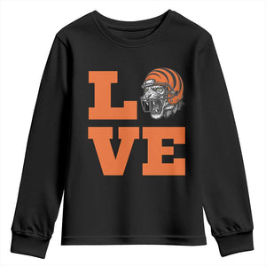 Midwest Football Pride Youth Sweatshirt Game Day Gift TS12 Black Print Your Wear