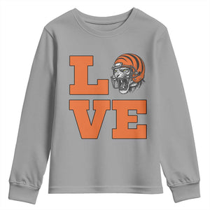 Midwest Football Pride Youth Sweatshirt Game Day Gift TS12 Sport Gray Print Your Wear