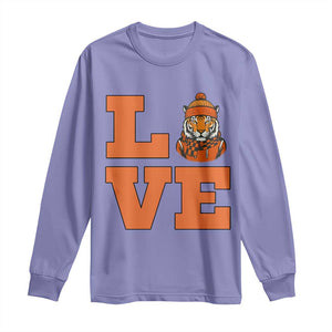 Midwest Tiger Football Pride Long Sleeve Shirt Funny Sport Lover Gift TS12 Violet Print Your Wear