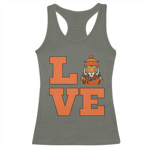 Midwest Tiger Football Pride Racerback Tank Top Funny Sport Lover Gift TS12 Military Green Print Your Wear
