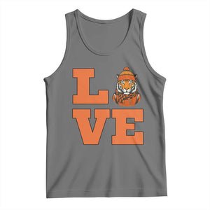 Midwest Tiger Football Pride Tank Top Funny Sport Lover Gift TS12 Black Heather Print Your Wear