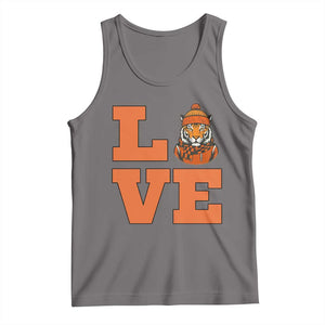 Midwest Tiger Football Pride Tank Top Funny Sport Lover Gift TS12 Deep Heather Print Your Wear