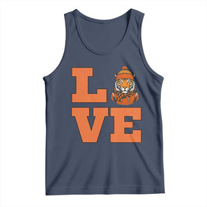Midwest Tiger Football Pride Tank Top Funny Sport Lover Gift TS12 Navy Print Your Wear