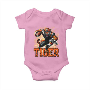 Lightning Tiger Lover Baby Onesie Sport Lover Gift TS12 Light Pink Print Your Wear