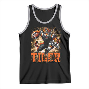 Lightning Tiger Lover Tank Top Sport Lover Gift TS12 Black Athletic Heather Print Your Wear