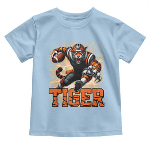 Lightning Tiger Lover Toddler T Shirt Sport Lover Gift TS12 Light Blue Print Your Wear