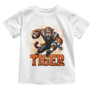 Lightning Tiger Lover Toddler T Shirt Sport Lover Gift TS12 White Print Your Wear