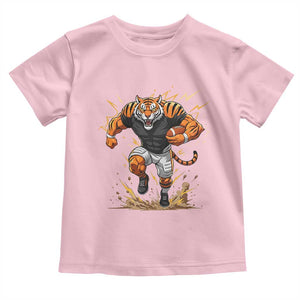 Tiger Football Lover Toddler T Shirt Midwest Game Day Lifestyle TS12 Light Pink Print Your Wear
