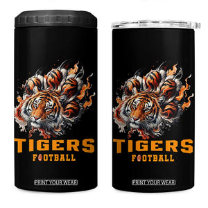 Funny BFT 4 in 1 Can Cooler Tumbler Football Player Gift TS12 One Size: 16 oz Black Print Your Wear