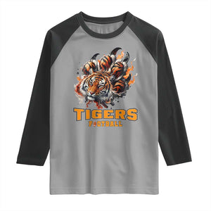 Funny BFT Raglan Shirt Football Player Gift TS12 Sport Gray Black Print Your Wear