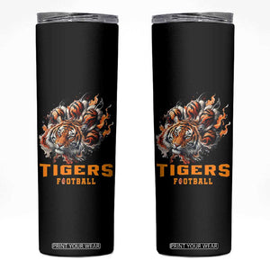 Funny BFT Skinny Tumbler Football Player Gift TS12 Black Print Your Wear