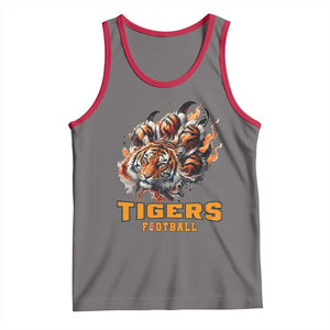 Funny BFT Tank Top Football Player Gift TS12 Deep Heather Red Print Your Wear
