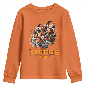 Funny BFT Youth Sweatshirt Football Player Gift TS12 Orange Print Your Wear