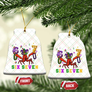Funny 67 Crawfish Mardi Gras Ceramic Ornament Six Seven Meme TS12 Print Your Wear