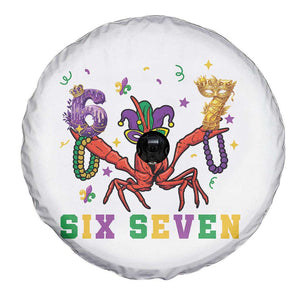 Funny 67 Crawfish Mardi Gras Spare Tire Cover Six Seven Meme TS12 Print Your Wear