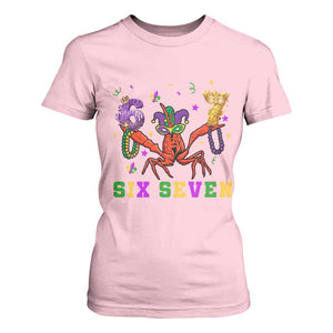 Funny 67 Crawfish Mardi Gras T Shirt For Women Six Seven Meme TS12 Light Pink Print Your Wear