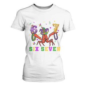 Funny 67 Crawfish Mardi Gras T Shirt For Women Six Seven Meme TS12 White Print Your Wear