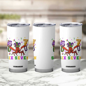 Funny 67 Crawfish Mardi Gras Tumbler Cup Six Seven Meme TS12 Print Your Wear