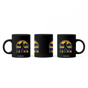 Funny Mardi Gras Bigfoot Coffee Mug Six Seven Meme TS12 Print Your Wear