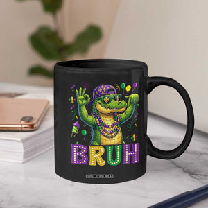 Mardi Gras Mardigator Alligator Six Seven Bruh Meme Coffee Mug TS12 Print Your Wear