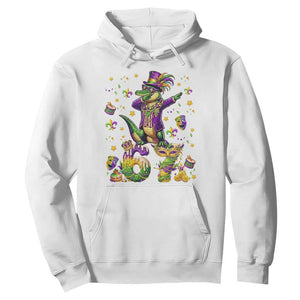 Funny Mardigator Alligator Six Seven Meme Hoodie Mardi Gras Gifts TS12 White Print Your Wear