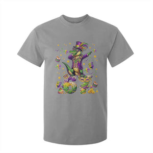 Funny Mardigator Alligator Six Seven Meme T Shirt For Kid Mardi Gras Gifts TS12 Sport Gray Print Your Wear