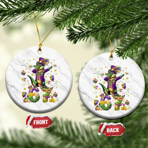 Funny Mardigator Alligator Six Seven Meme Ceramic Ornament Mardi Gras Gifts TS12 1pc White Marble Print Your Wear