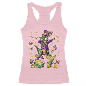 Funny Mardigator Alligator Six Seven Meme Racerback Tank Top Mardi Gras Gifts TS12 Light Pink Print Your Wear
